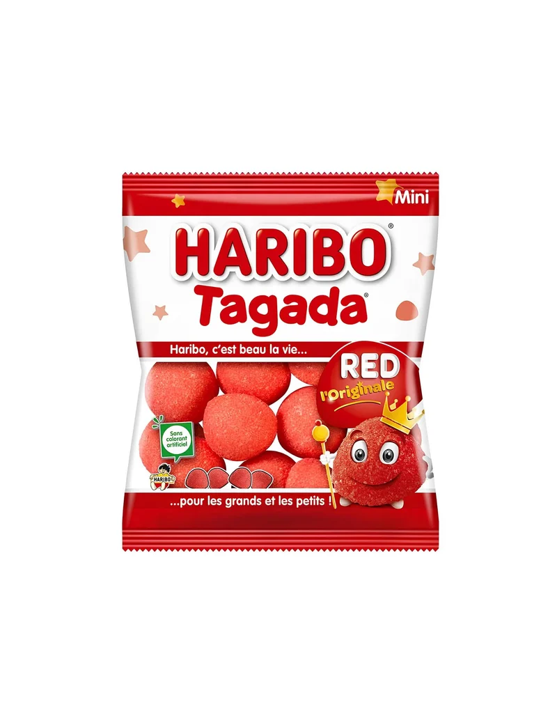 Mini Tüte Bonbons - Haribo Tagada Erdbeeren 30g