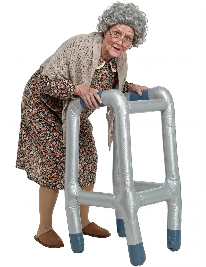 Aufblasbarer Rollator