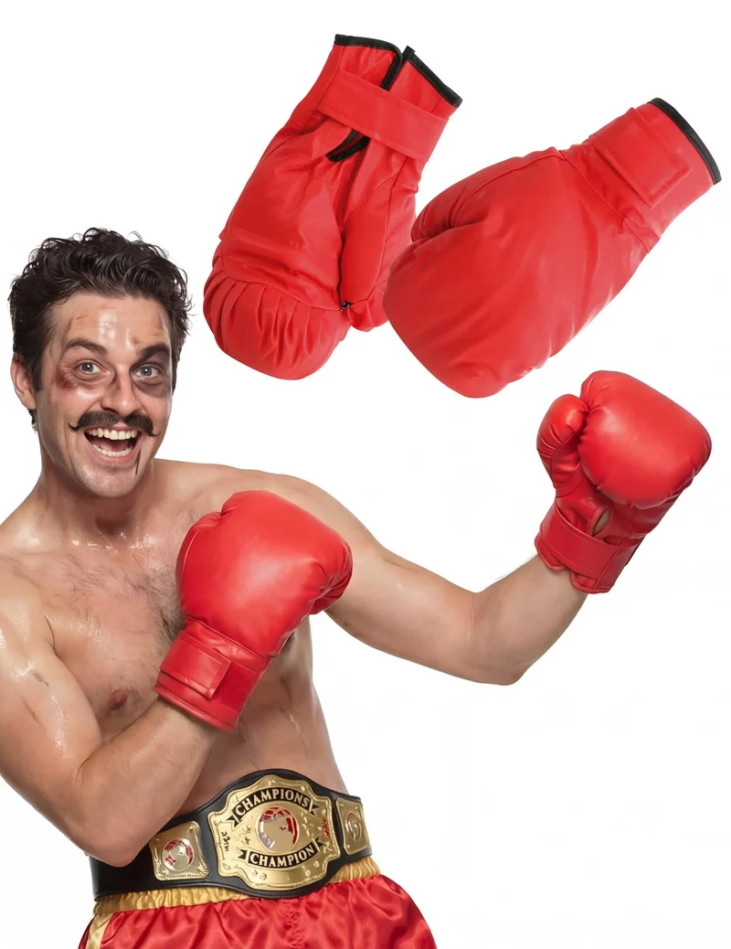 Rote Boxhandschuhe für Erwachsene