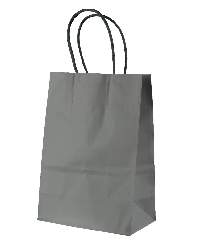 Graue Geschenktasche klein