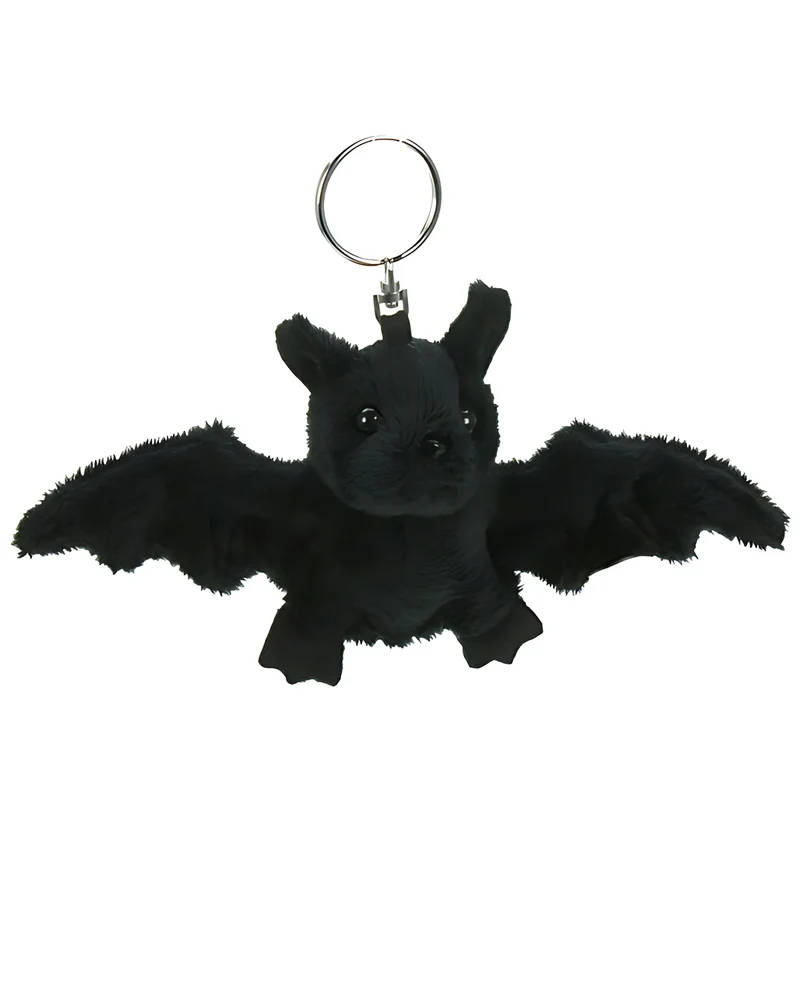 Schlüsselanhänger Plüsch Fledermaus