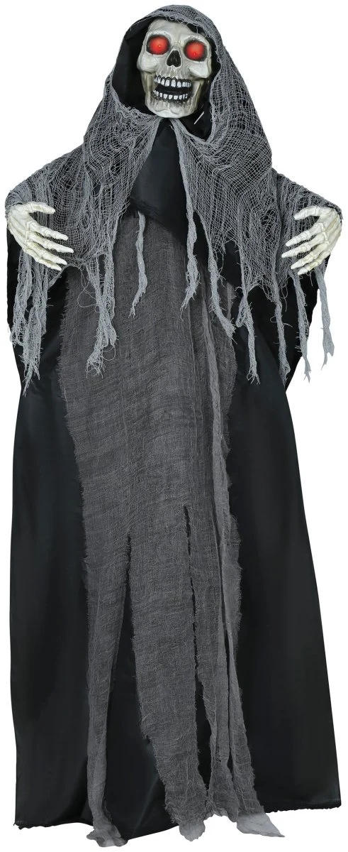Halloween-Puppe Skelett mit Licht, Sound und Bewegung 1,7 m