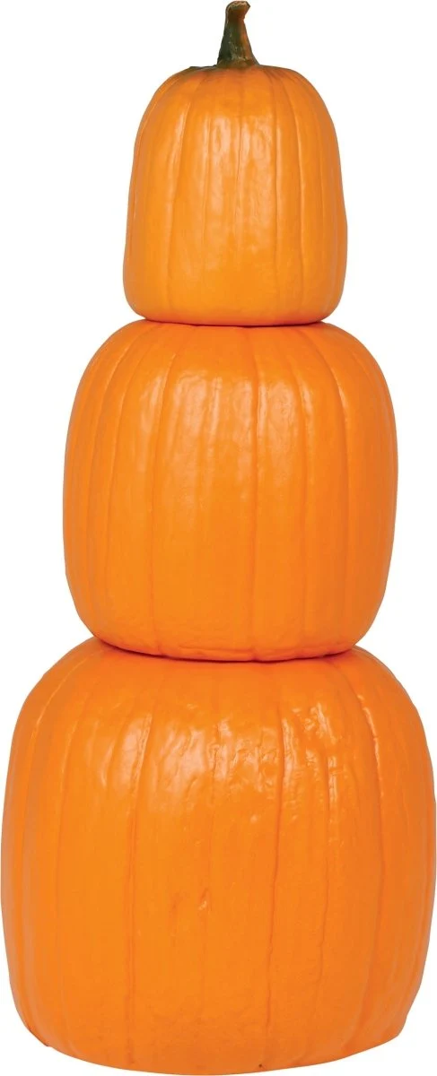 Halloween Dekoration Gestapelte Kürbisse 60cm