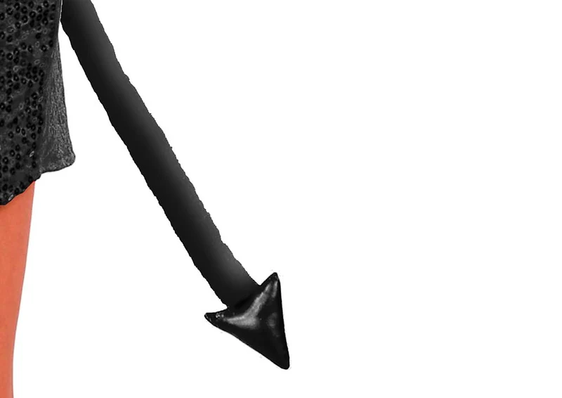 Schwarzer Fake Tail Devil 43cm