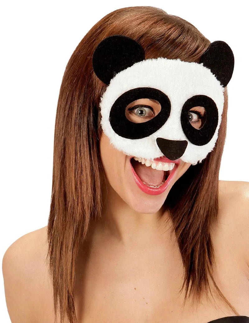 Plüsch-Maske Panda