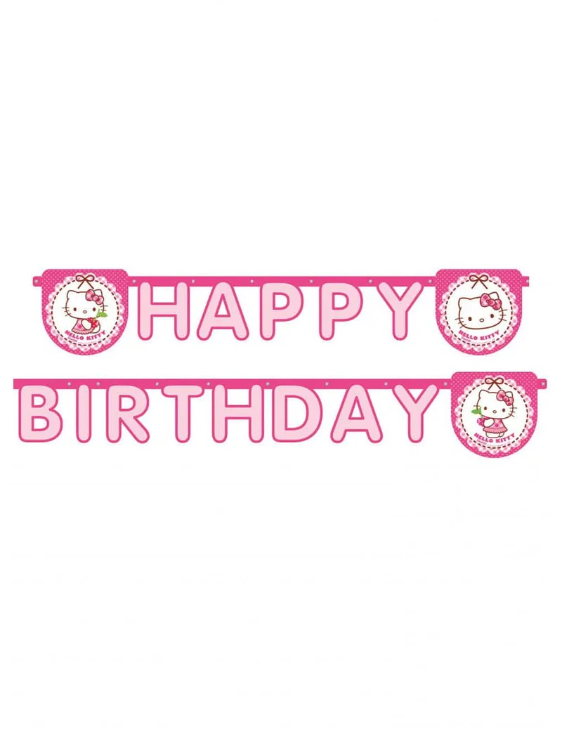 Girlande Happy Birthday - Hello Kitty™