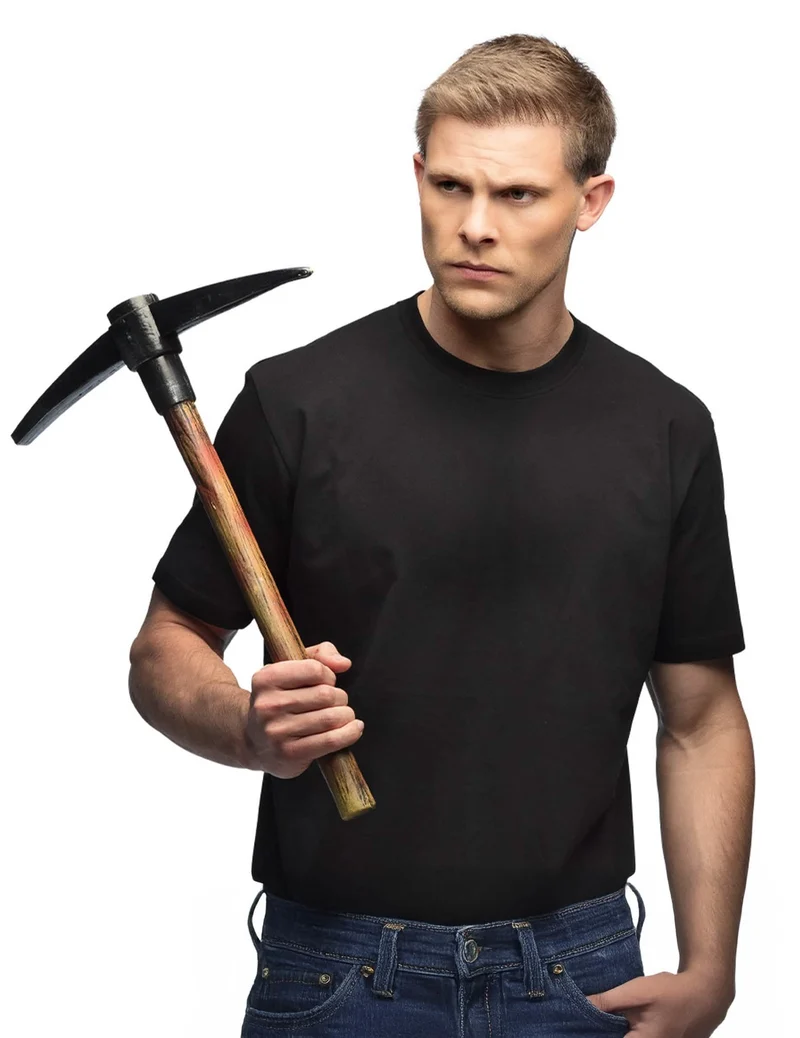 Spitzhacke 51 cm aus Schaumstoff