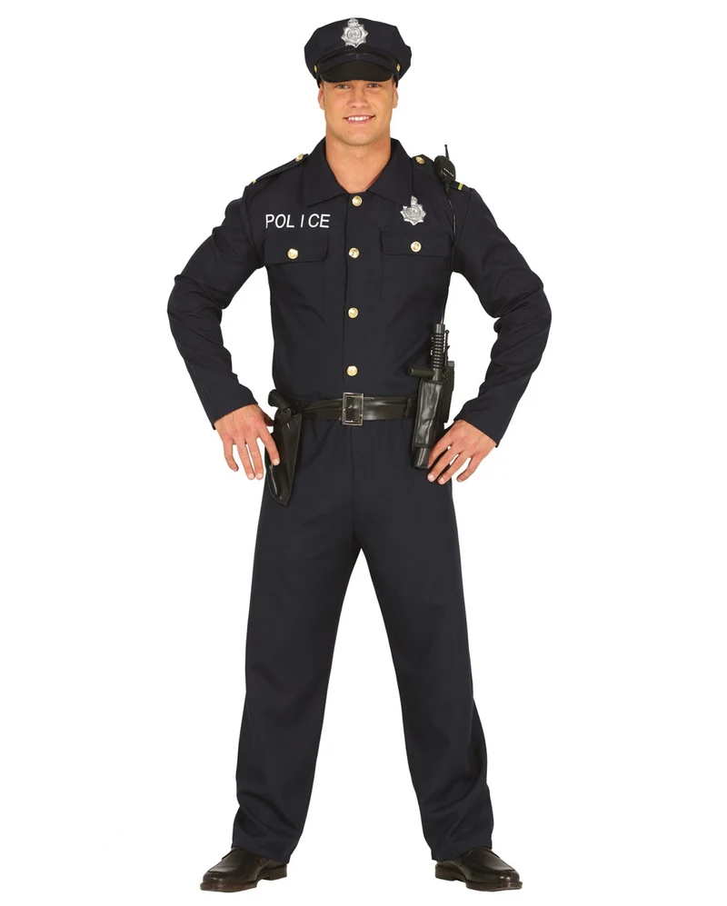 Herren Cop Kostüm