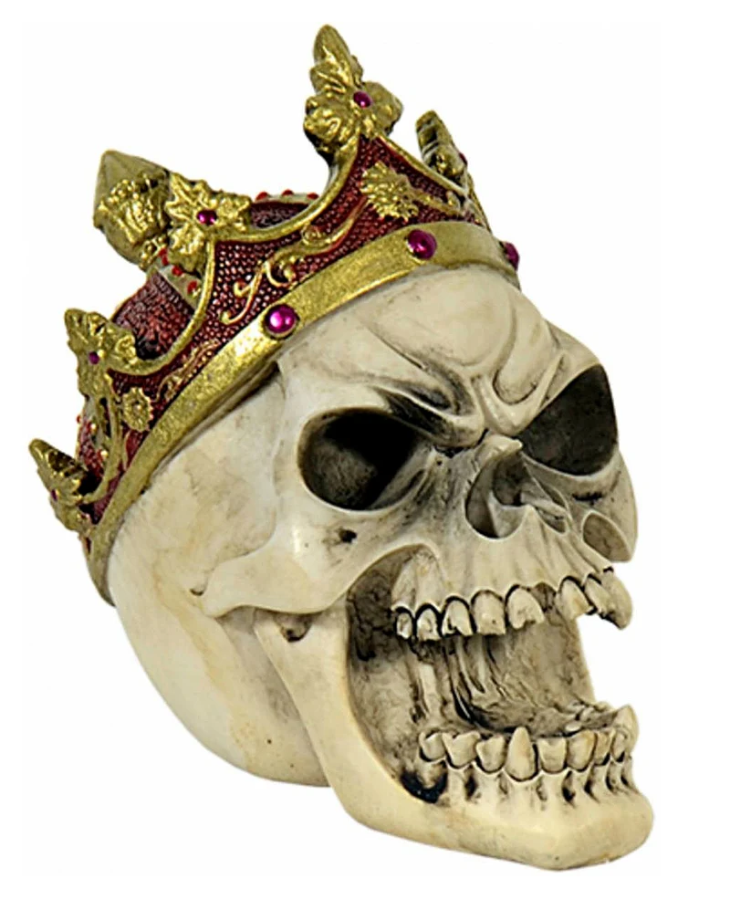 Totenschädel mit Krone