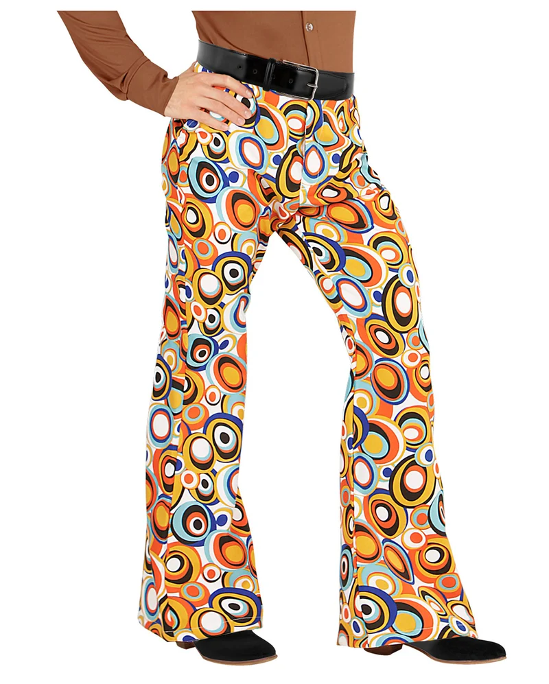 Groovy 70er Herren Schlaghose Bubbles