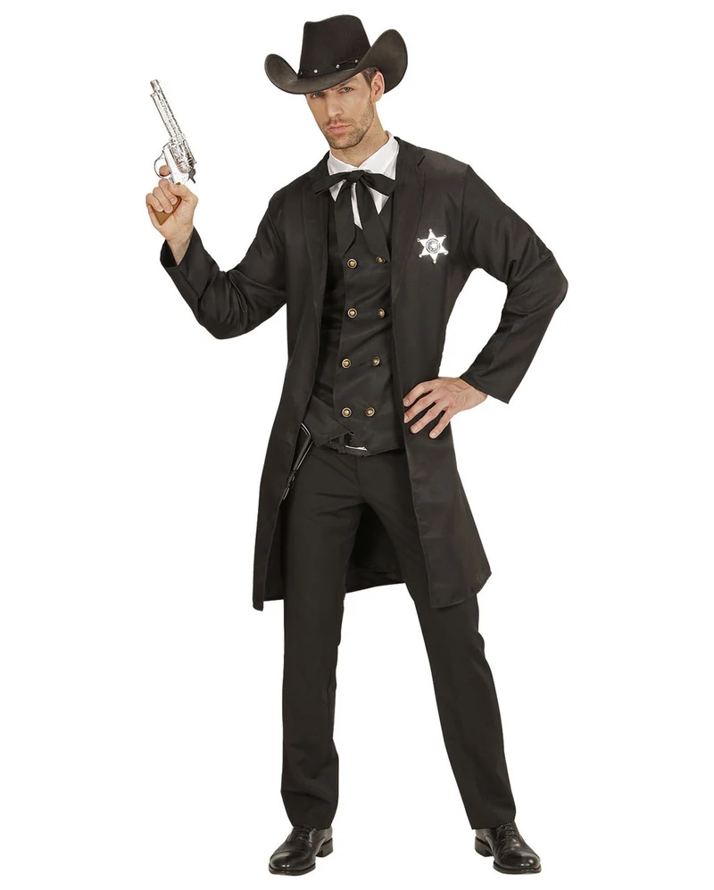 Western Sheriff Kostüm 4-teilig