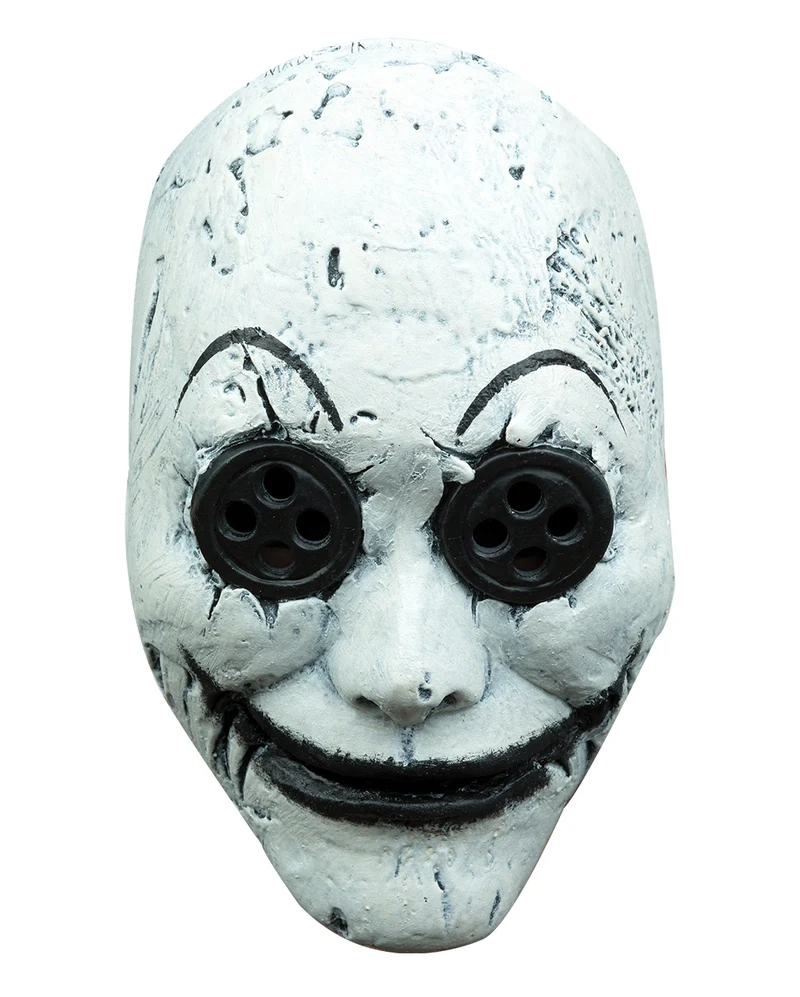 Button Eyes Halloween Halbmaske