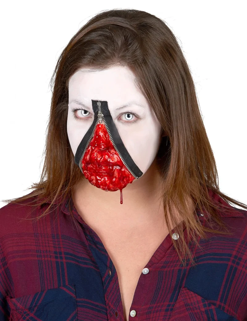 Make-up Set Reißverschluss Halloween für Erwachsene