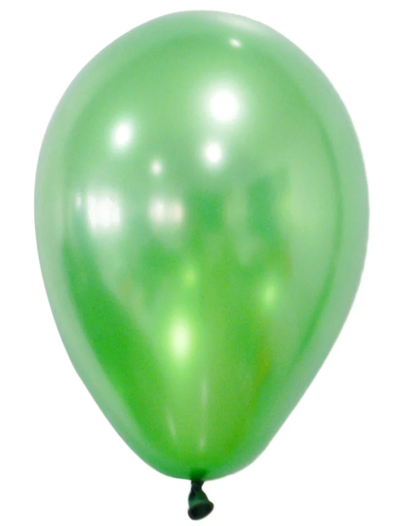 50 Luftballons - metallic grün