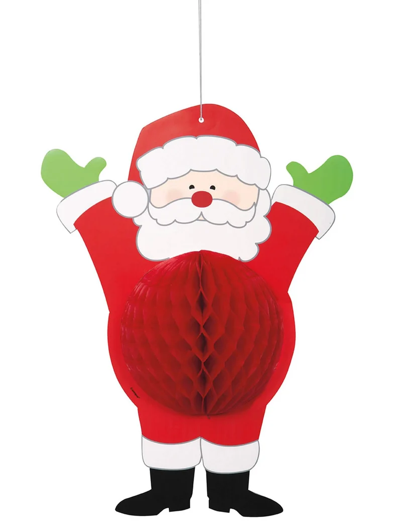 Weihnachtsmann-Aufhänger 35,5 cm
