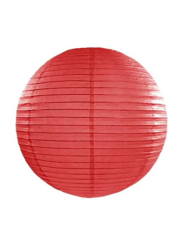 Rote japanische Laterne 35 cm