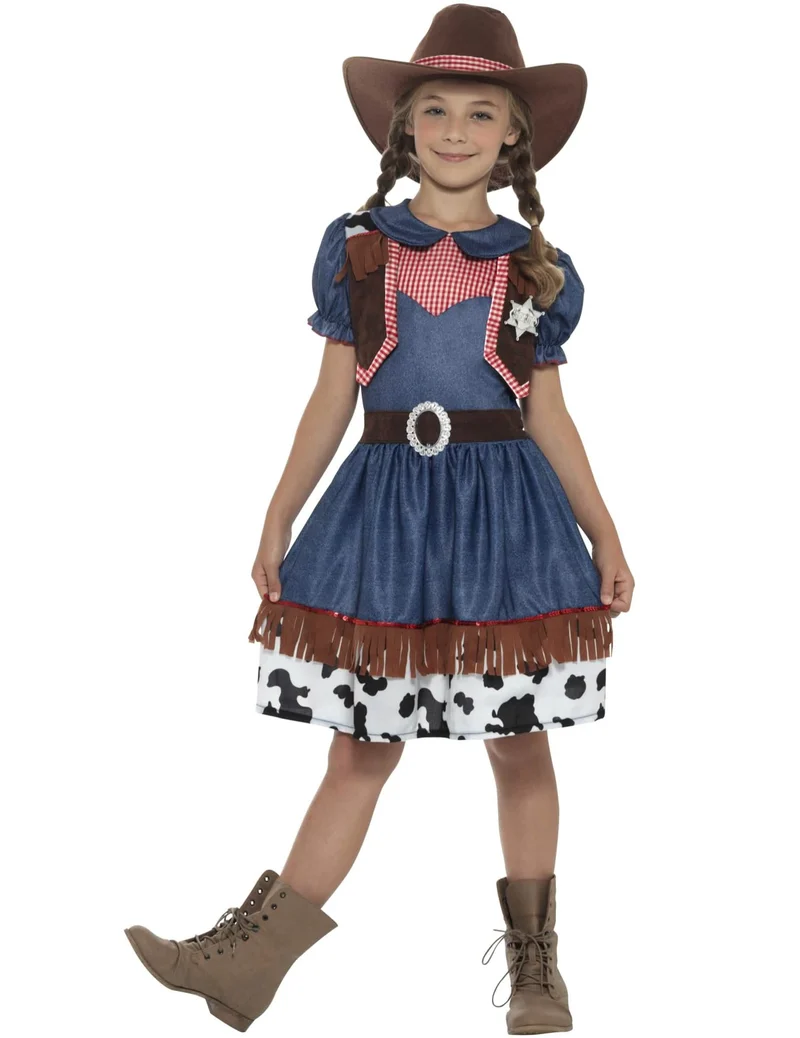 Texan Cowgirl-Kostüm Mädchen