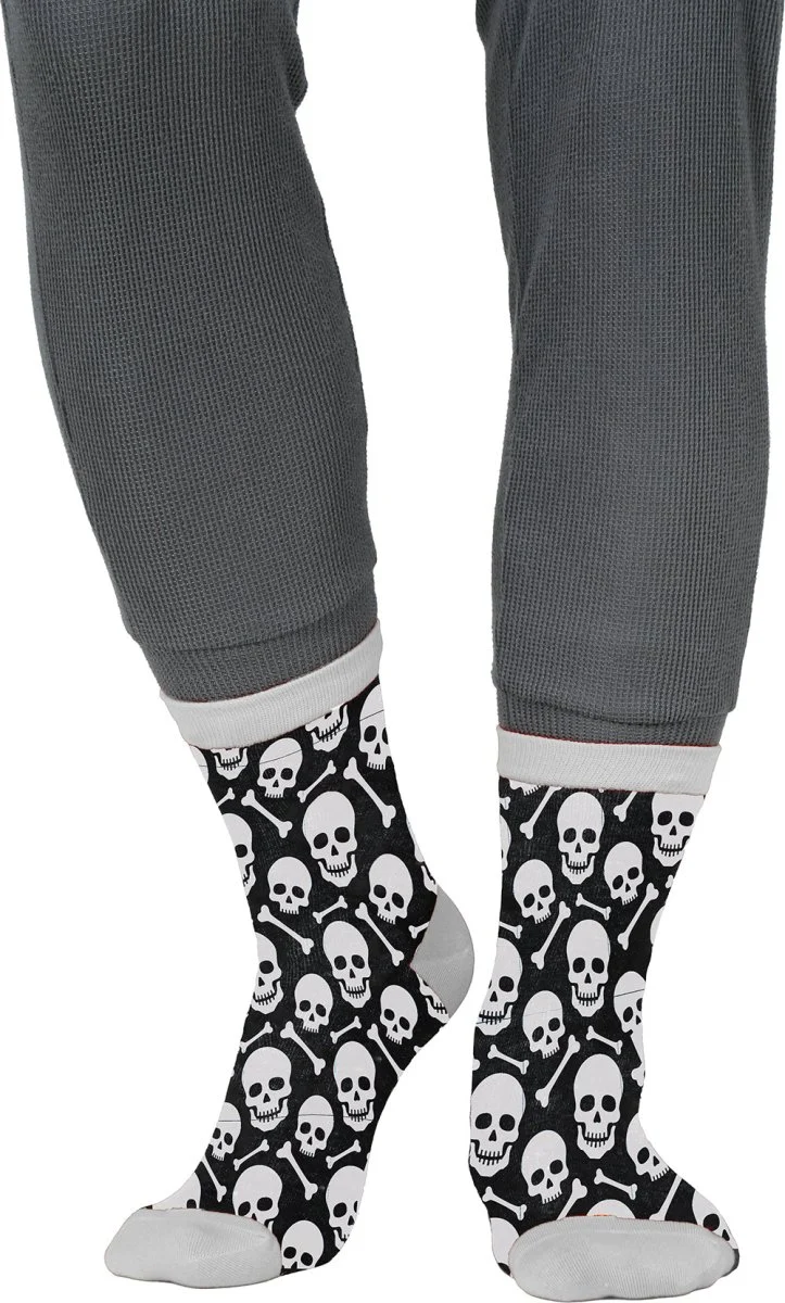 Halloween Socken Totenköpfe
