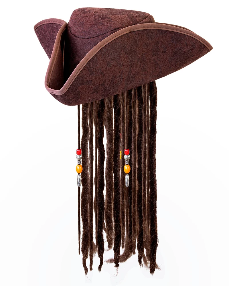 Piratenhut mit Dreadlocks