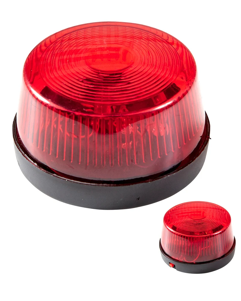 Rote Warnleuchte mit Sirene