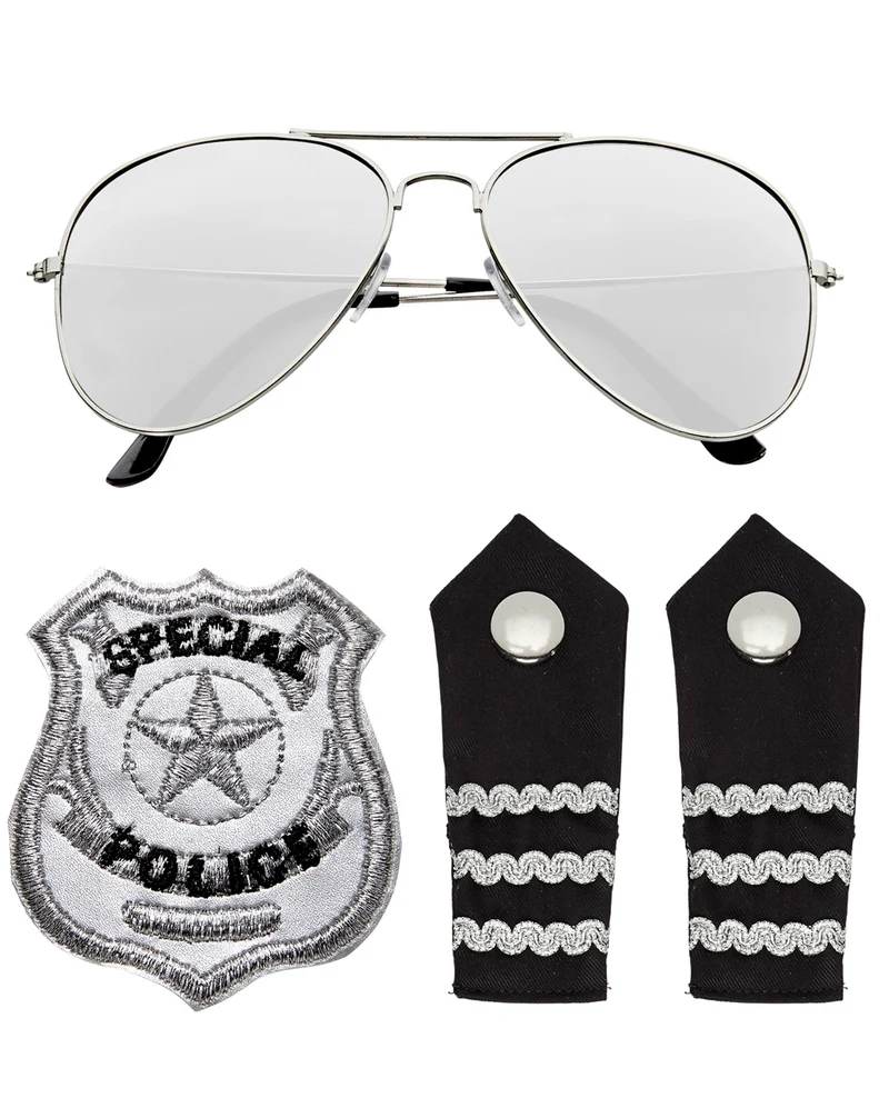 Cop Kostümzubehör Set 4-tlg.