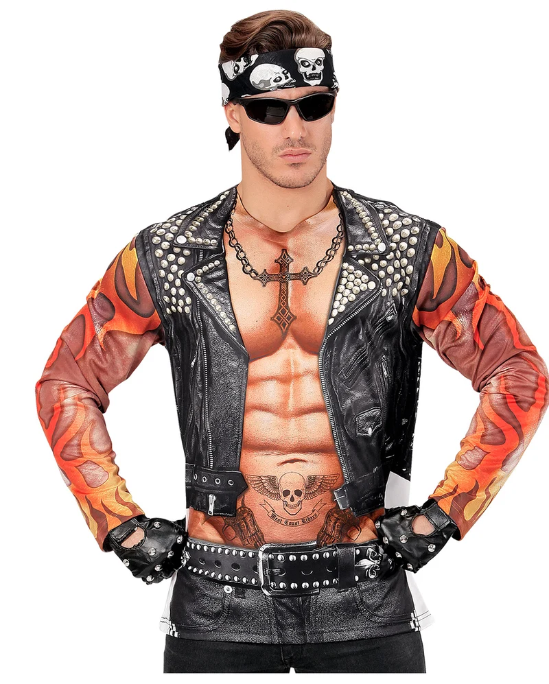 Biker Man Shirt Longsleeve