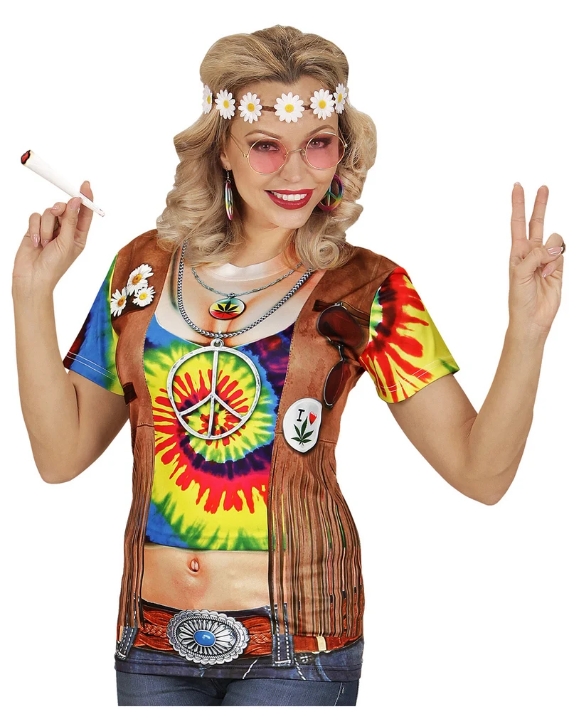 Hippie Frau T-Shirt