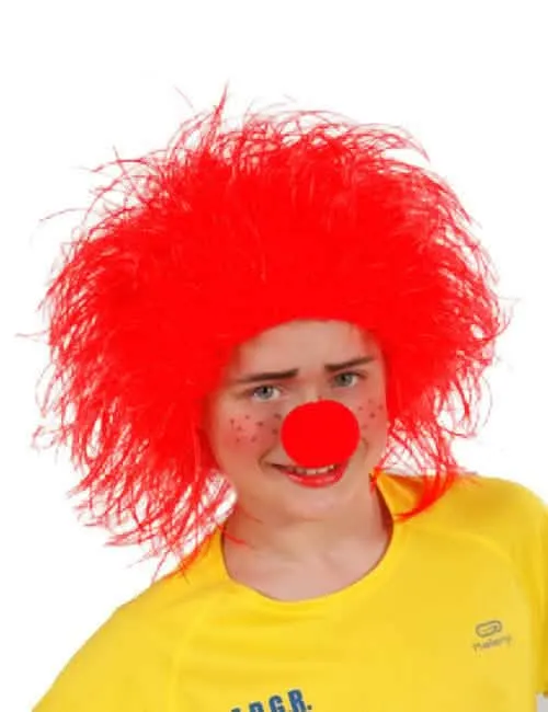 Rote Clownperücke Kind