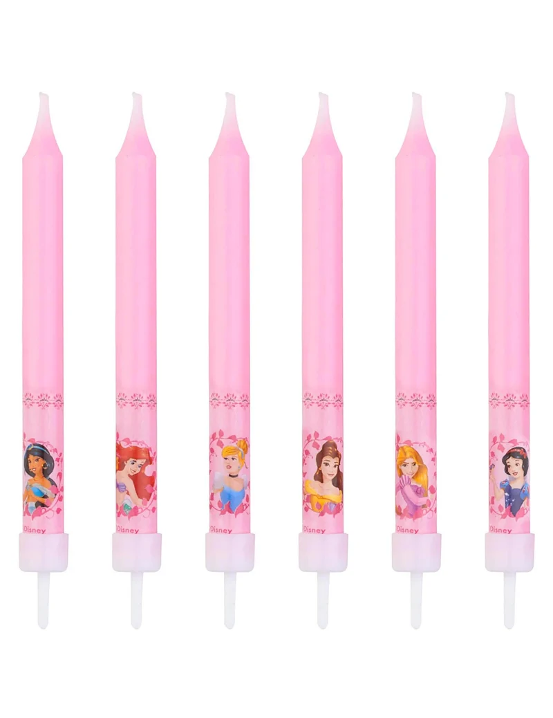 8 Geburtstagskerzen Disney™ Prinzessinnen