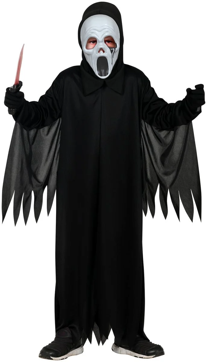Halloween Kostüm Schwarzes Kind Geist