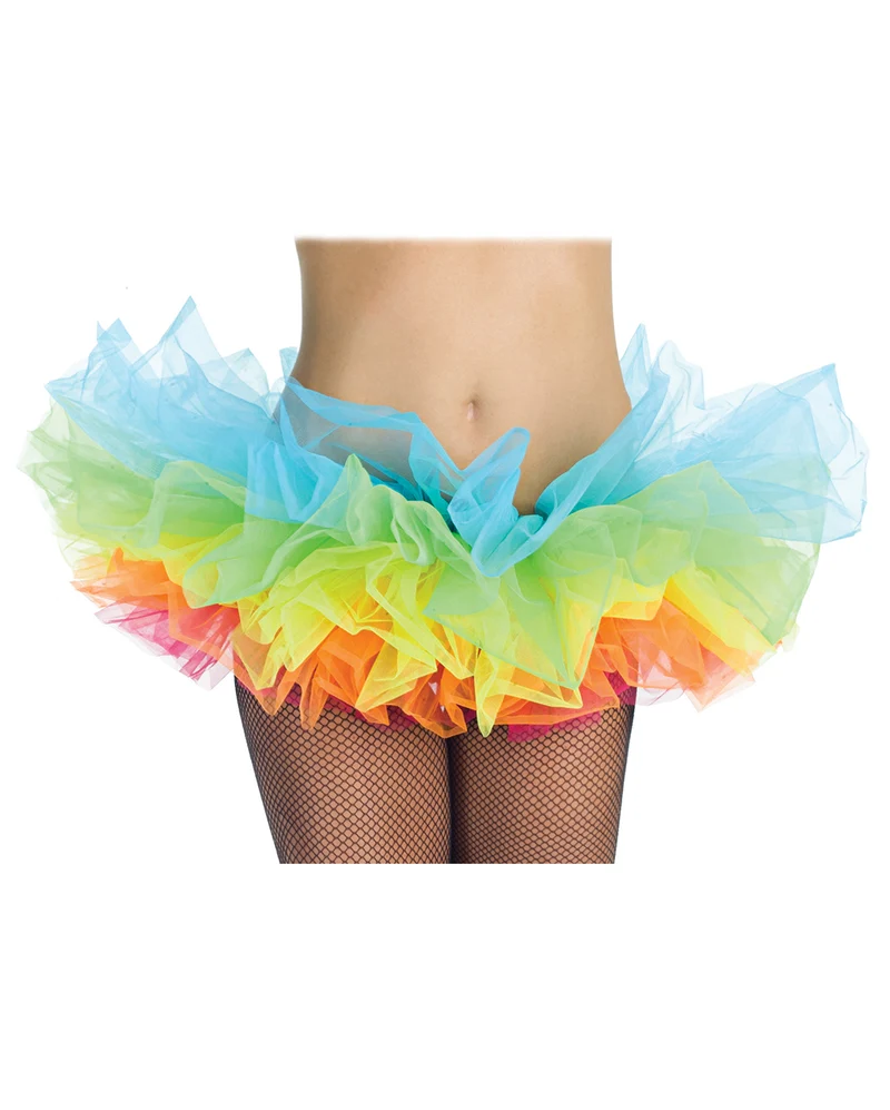 Regenbogen Neon Tutu