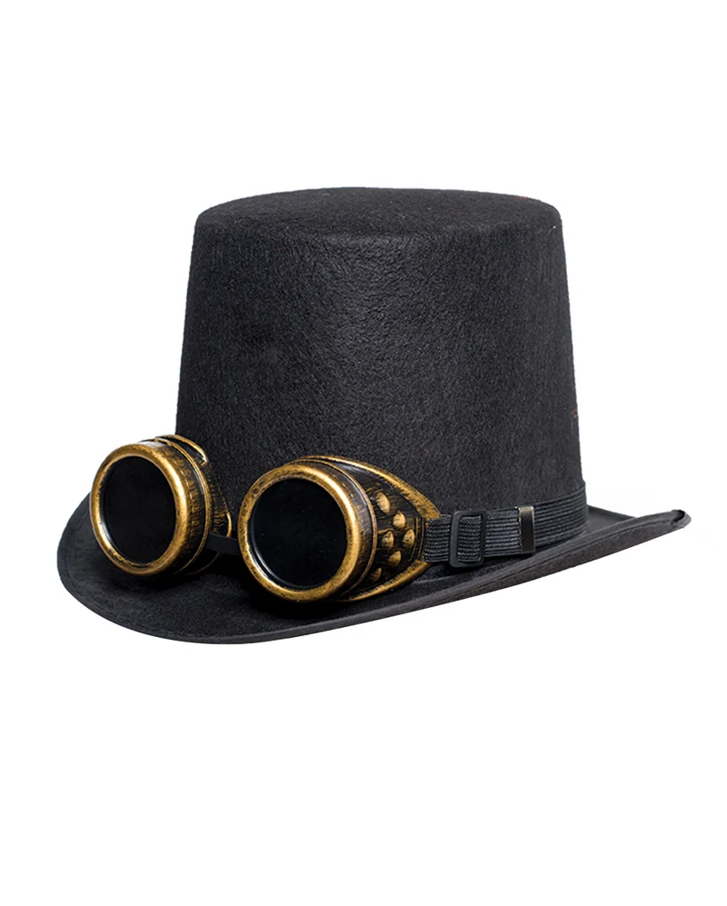 Steampunk Zylinder mit Schweißerbrille