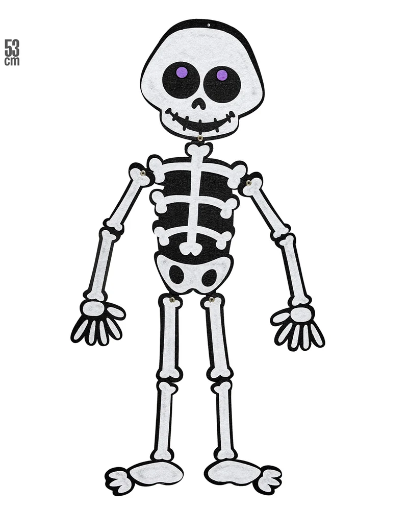 Halloween Skelett Deko für Kinder