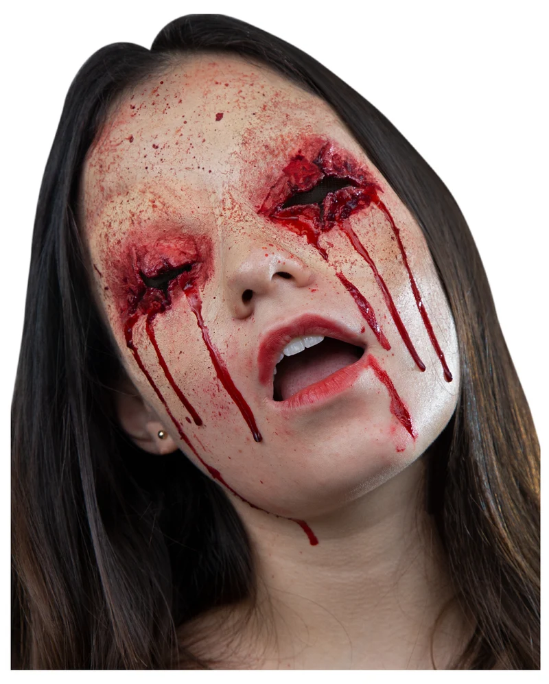 Rausgerissene Augen Latexwunde