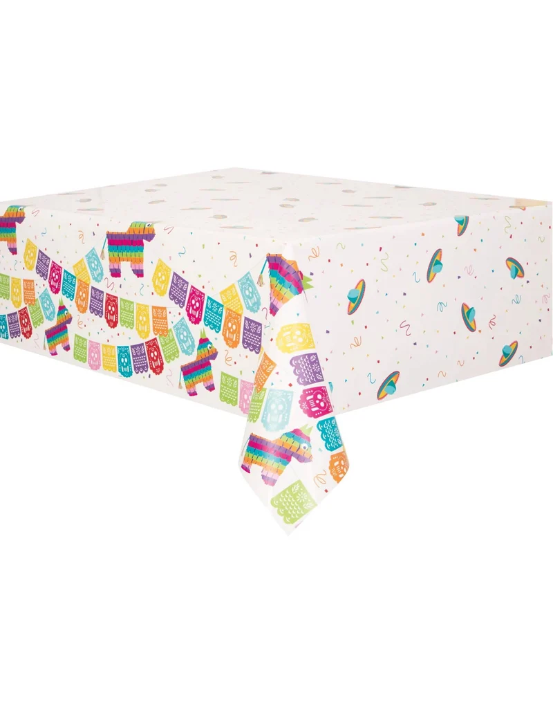 Fiesta-Tischdecke Mexiko-Mottoparty Lama bunt 137x213cm