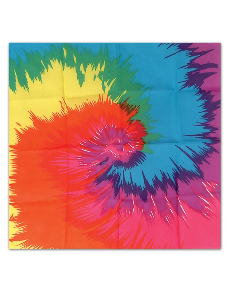 Buntes Hippie Kopftuch 55x55 cm