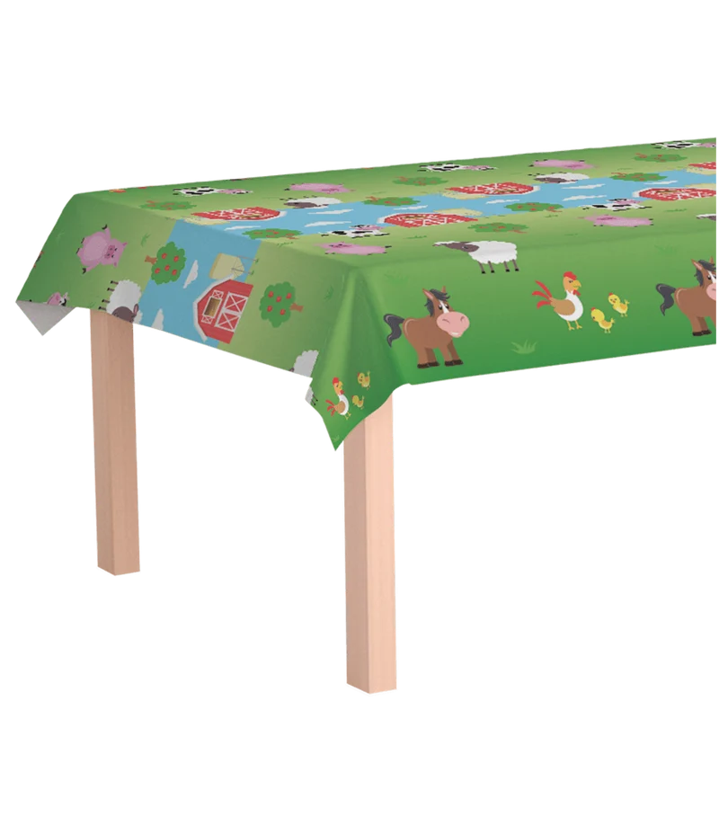 Tischdecke Bauernhof 2,74m