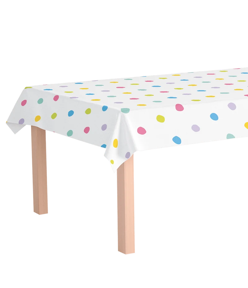 Party Tischtuch Dots 2.74m