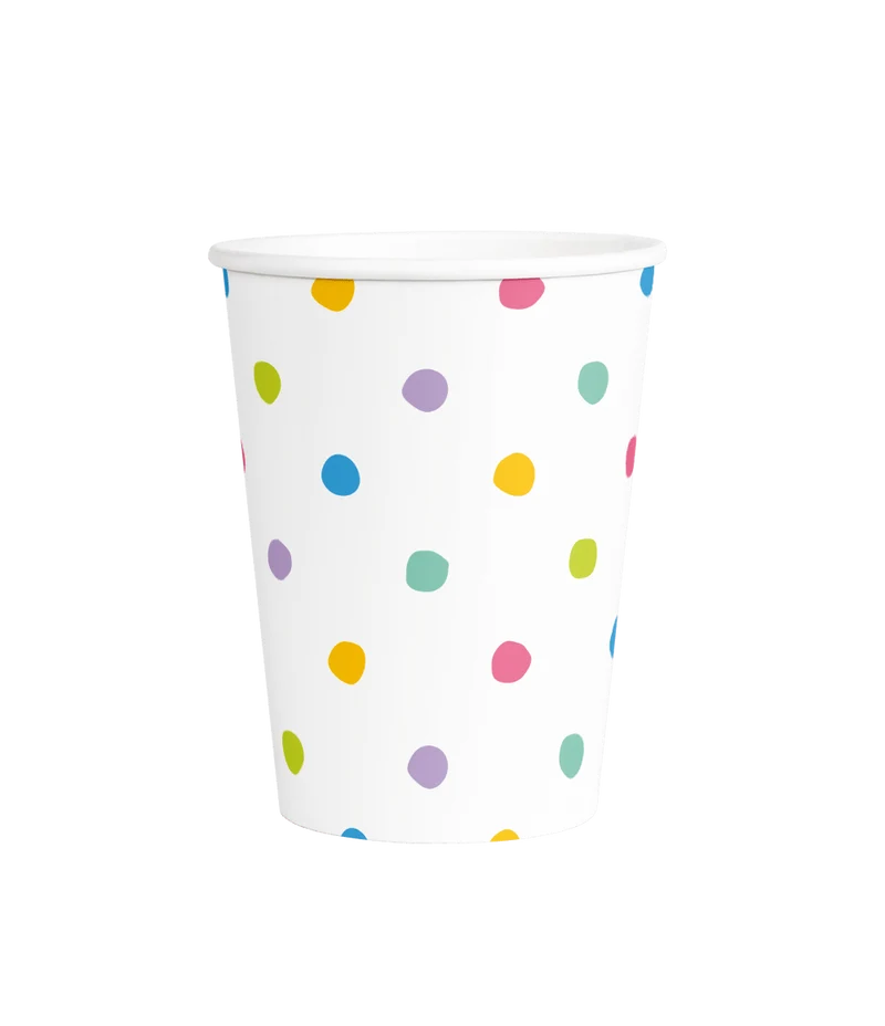 Party Becher Dots 8cm 6Stk