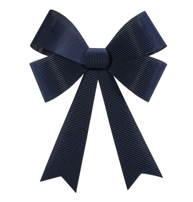 Schwarze Schleife Samt 86cm