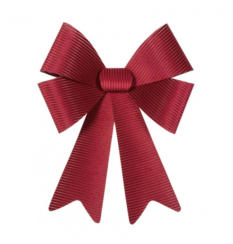 Bordeaux Rote Schleife Samt 66cm