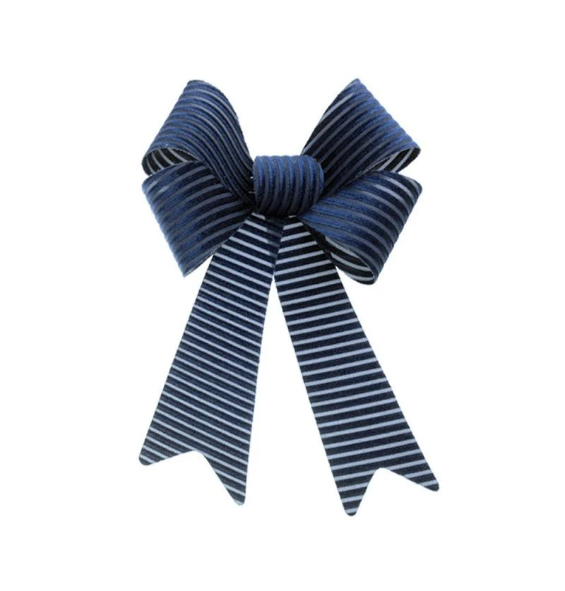 Dunkelblau Schleife Samt 39cm