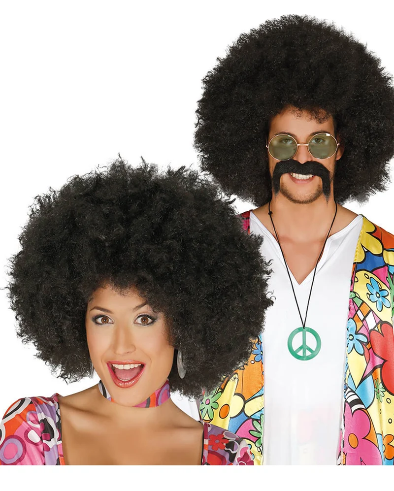 Mega Afroperücke schwarz