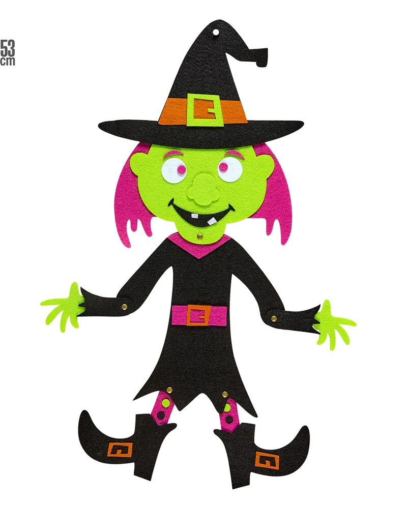 Halloween Hexe Deko für Kinder