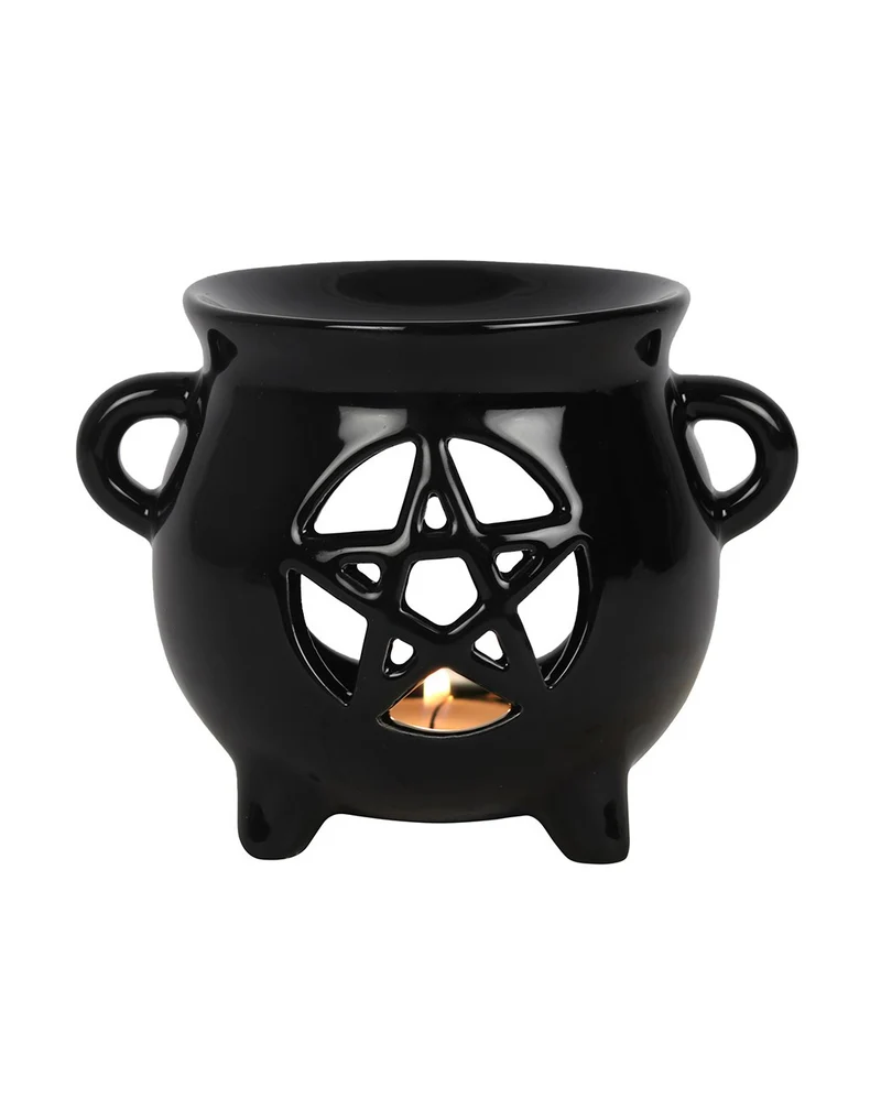 Hexenkessel Pentagramm Duftöl Lampe