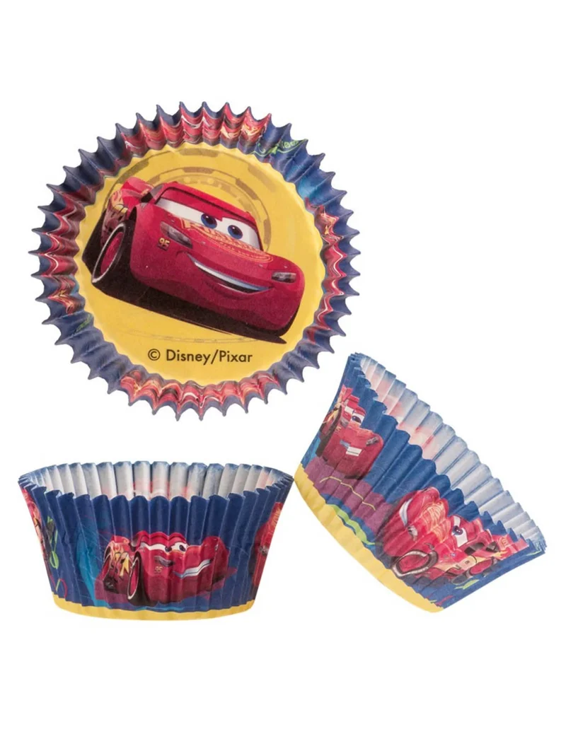 25 Cars™ Cupcake-Formen 5 x 3 cm