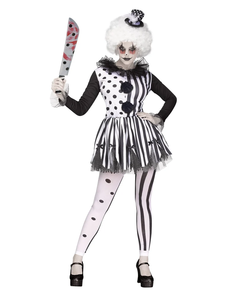 Horror Clown Damenkostüm