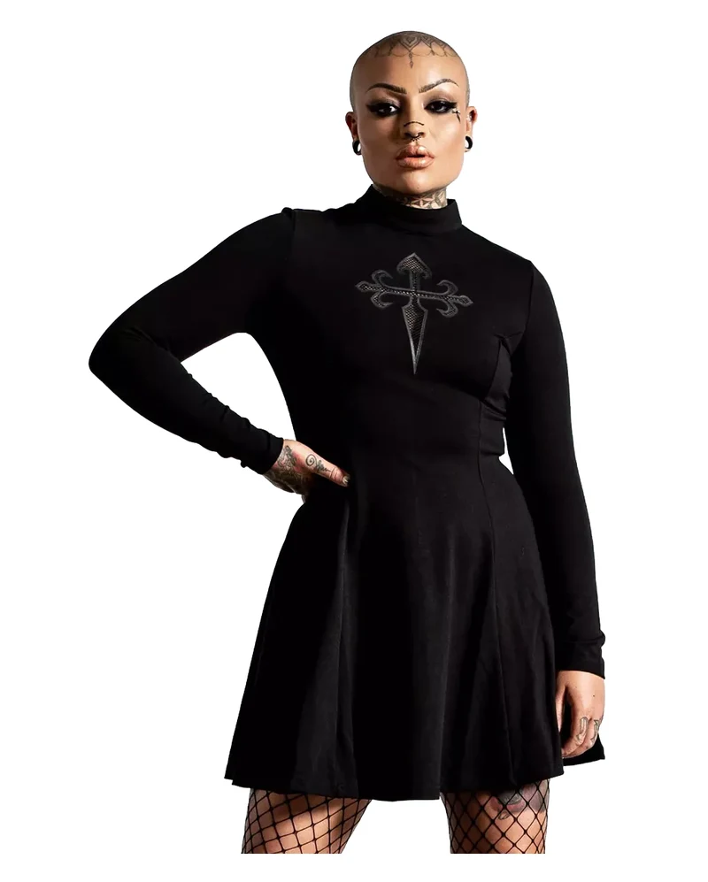 KILLSTAR Evanna Cross Kleid