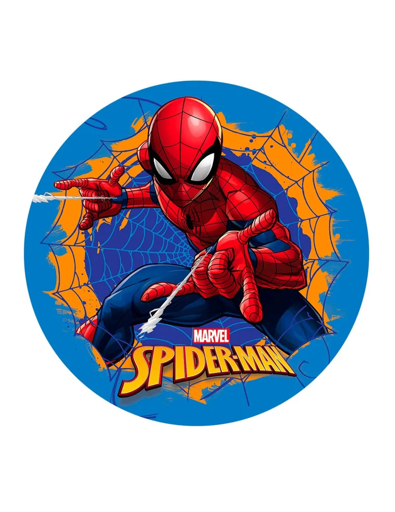 Tortenaufleger Spiderman™ blau 20 cm