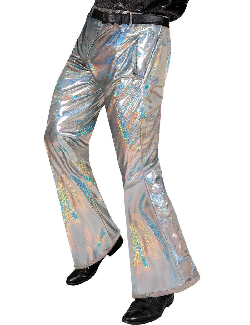 Holografische Disco-Hose für Herren
